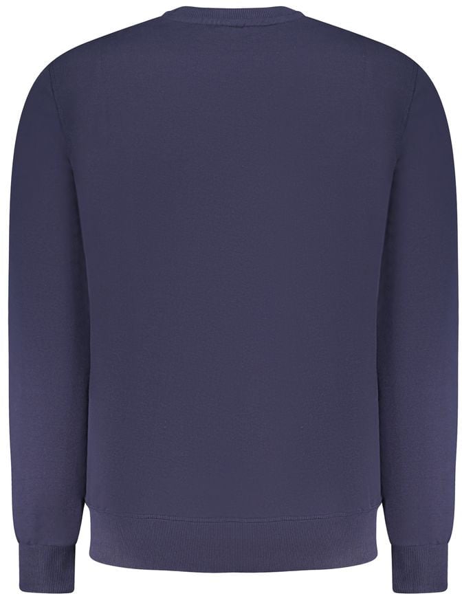 North Sails North Sails Blue Cotton Men Sweatshirt Blauw