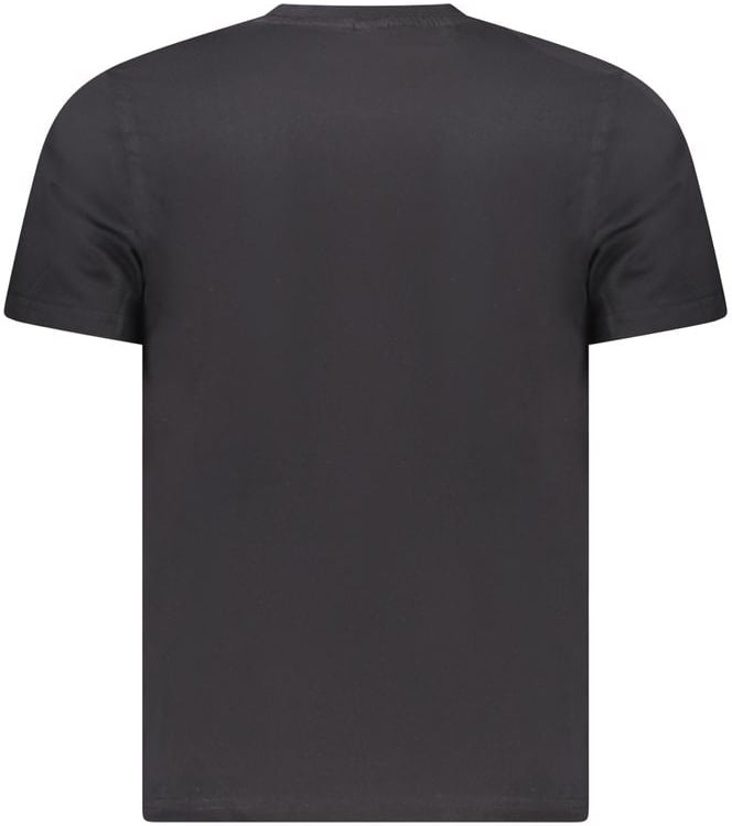 North Sails Black Cotton Men's T-Shirt Zwart
