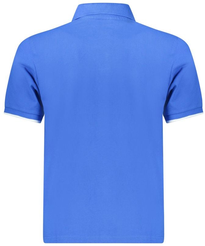 North Sails North Sails Blue Cotton Men Polo Blauw