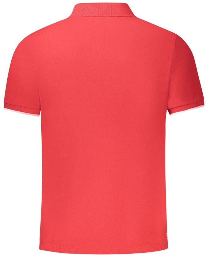 North Sails Red Cotton Men Polo Rood