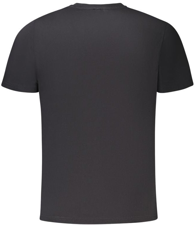 North Sails North Sails Black Cotton Men's T-Shirt Zwart