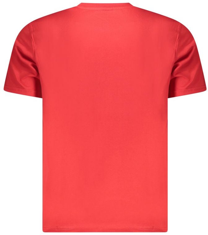 North Sails Red Cotton Men T-Shirt Rood