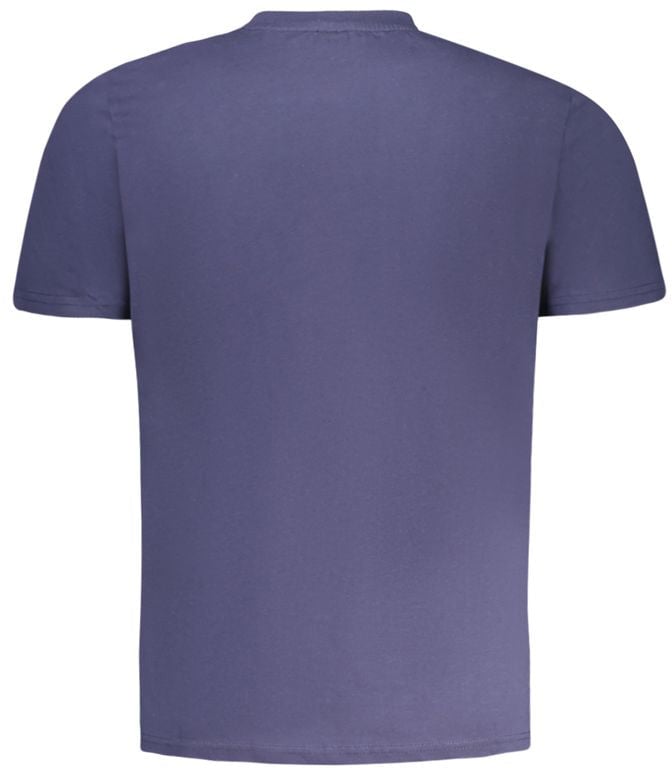 North Sails Blue Cotton Men's T-Shirt Blauw
