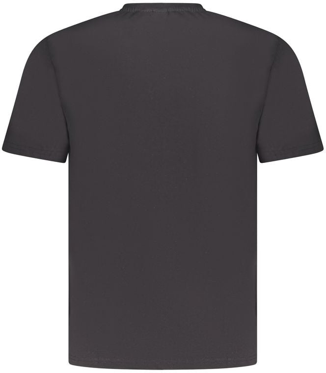 North Sails Black Cotton Men's T-Shirt Zwart