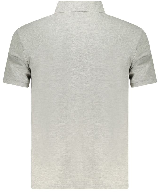 North Sails Grigio Cotton Men Polo Grijs
