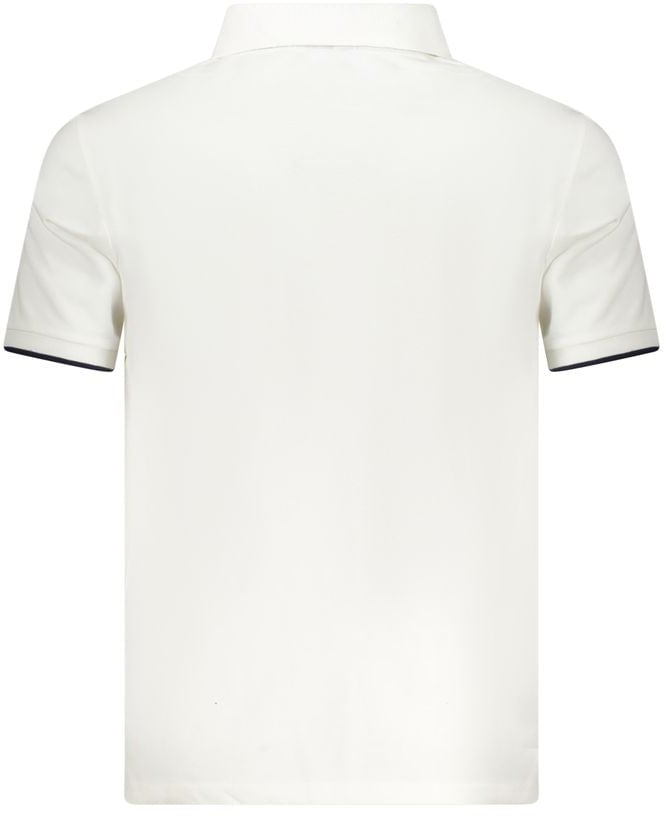 North Sails Bianco Cotton Men Polo Wit