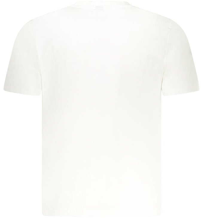 North Sails White Cotton Men T-Shirt Wit