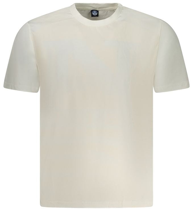 North Sails Bianco Cotton Men T-Shirt Wit