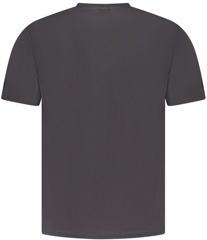 North Sails Black Cotton Men T-Shirt Zwart