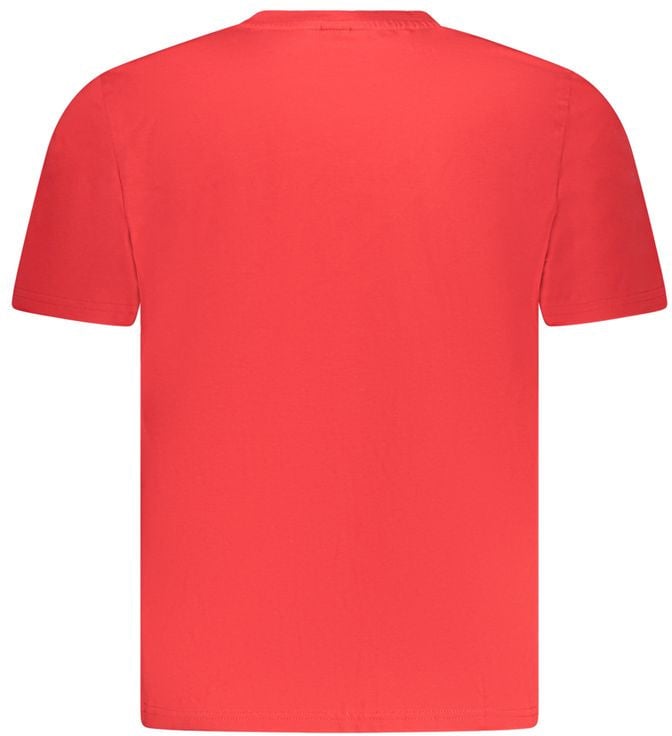 North Sails Red Cotton Men T-Shirt Rood