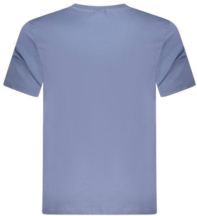 North Sails North Sails Blue Cotton Men's T-Shirt Blauw