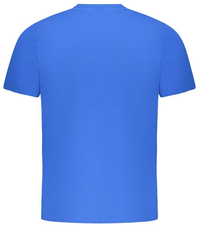 North Sails Blue Cotton Men's T-Shirt Blauw