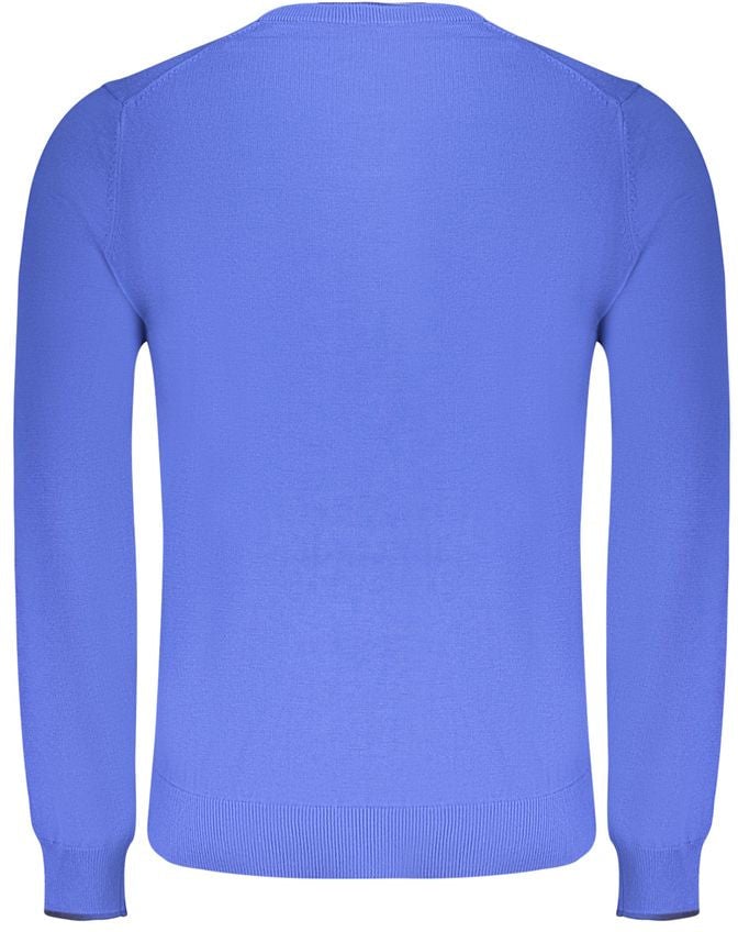 North Sails North Sails Blue Cotton Men's Sweater Blauw