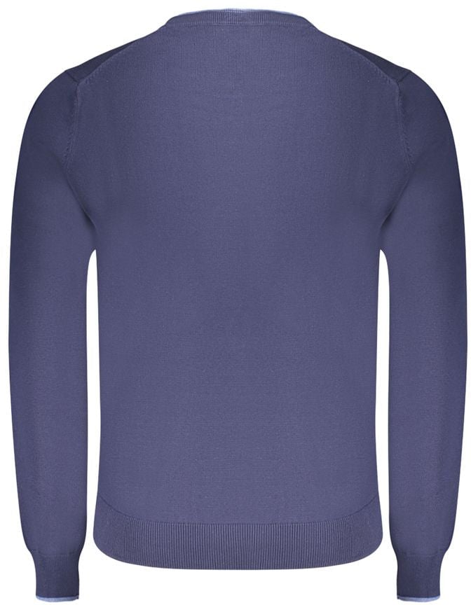 North Sails North Sails Blue Cotton Men's Sweater Blauw