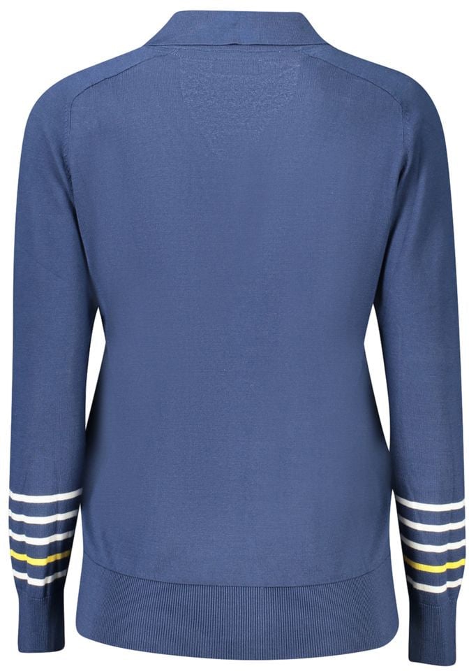 North Sails North Sails Blue Viscose Women Sweater Blauw