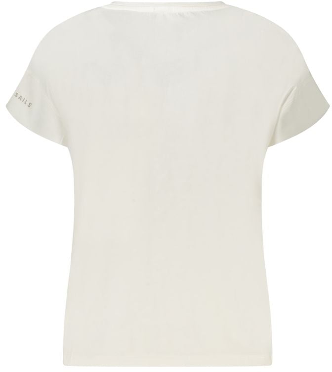North Sails Bianco Cotton Women T-Shirt Wit