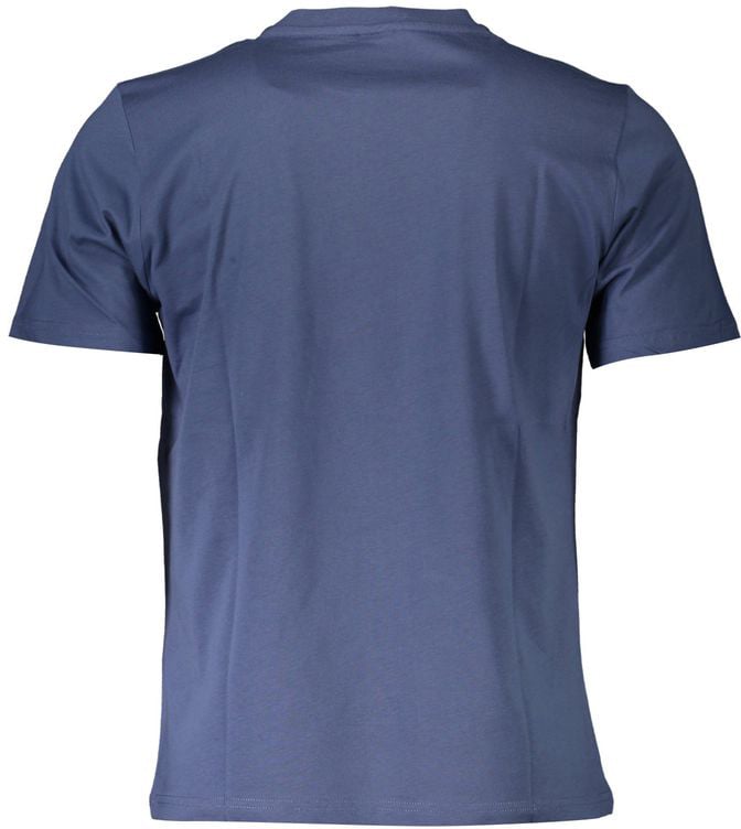 North Sails North Sails Blu Cotton Men T-Shirt Blauw