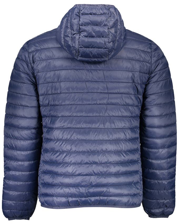 North Sails Blue Polyamide Men's Jacket Blauw