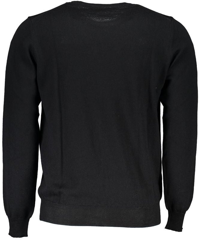 North Sails Black Fabric Men's Sweater Zwart