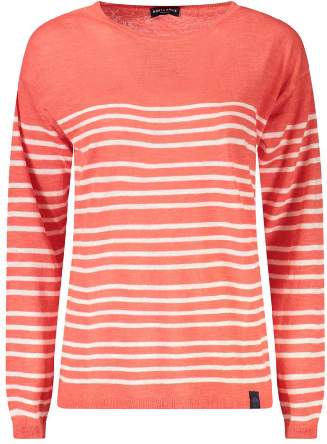North Sails North Sails Rosso Linen Women's Sweater Rood
