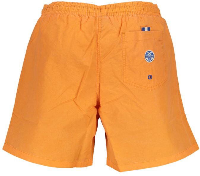 North Sails Arancione Polyester Men's Swim Trunk Oranje
