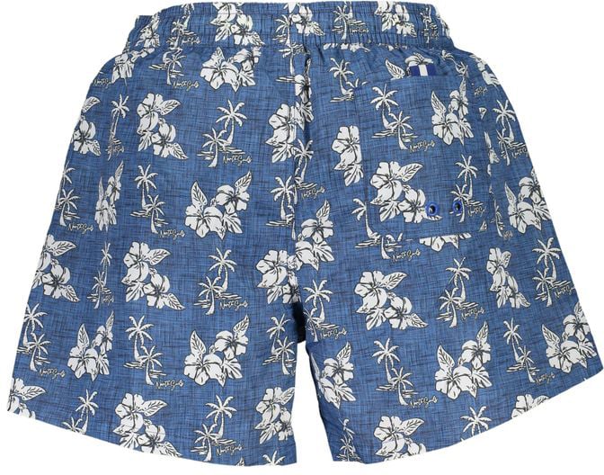 North Sails Blu Polyester Men Swim Boxer Blauw