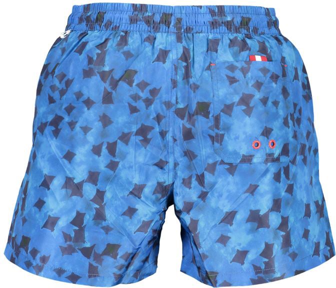North Sails Blue Polyester Men's Swim Trunk Blauw