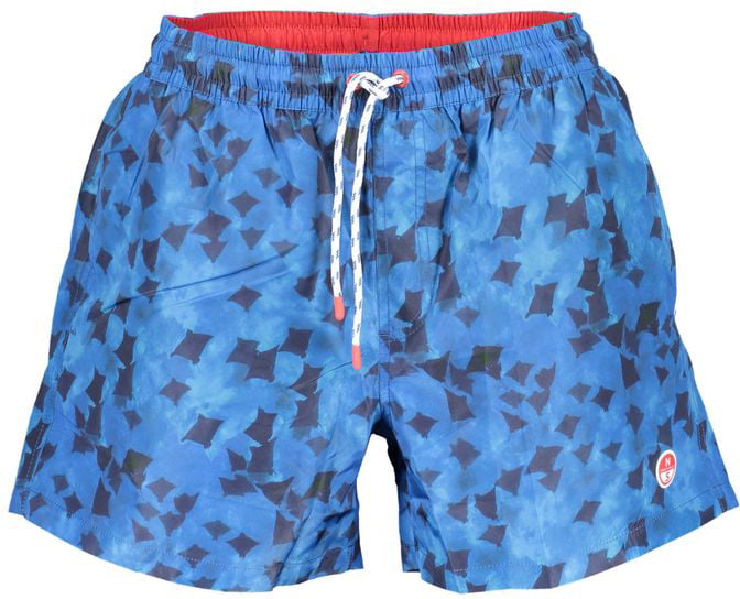 North Sails Blue Polyester Men's Swim Trunk Blauw