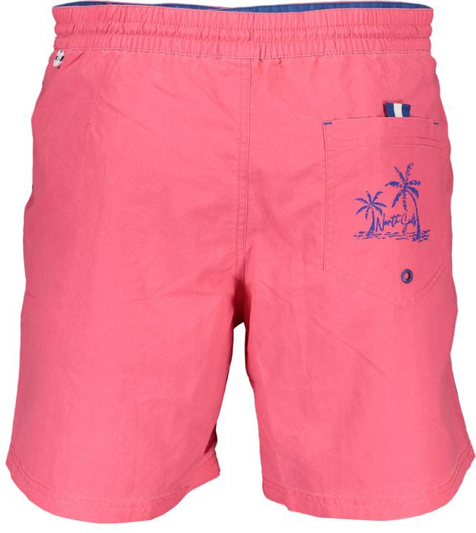 North Sails Rosa Polyester Men's Swim Trunk Roze