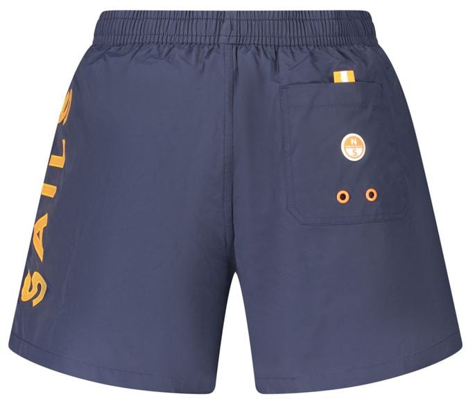 North Sails North Sails Blue Nylon Men's Swim Trunk Blauw