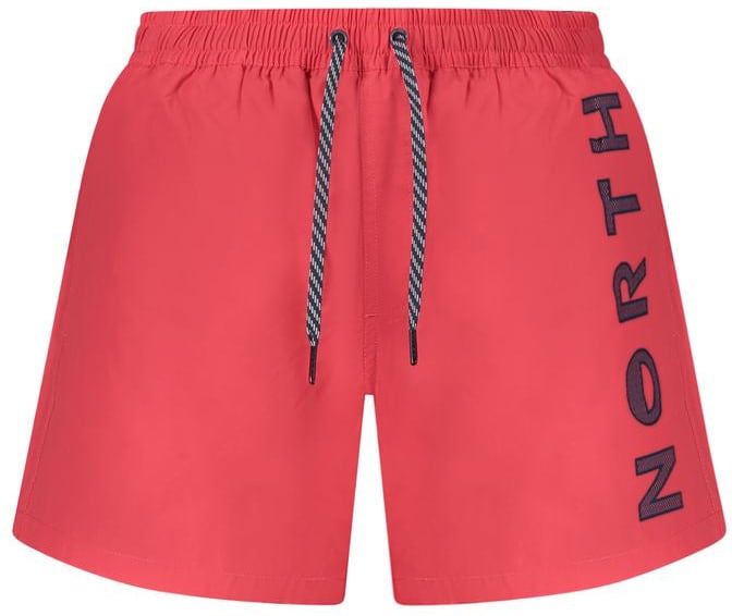 North Sails North Sails Red Nylon Men's Swim Trunk Rood