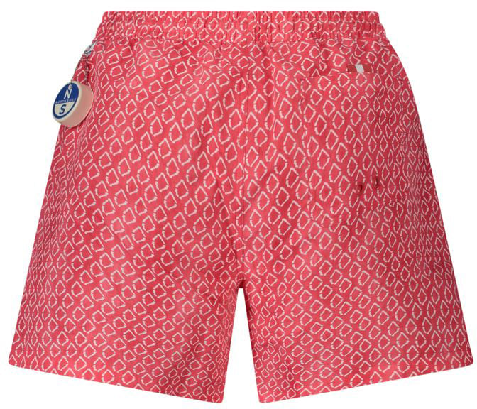 North Sails North Sails Red Polyester Men's Swim Boxer Rood