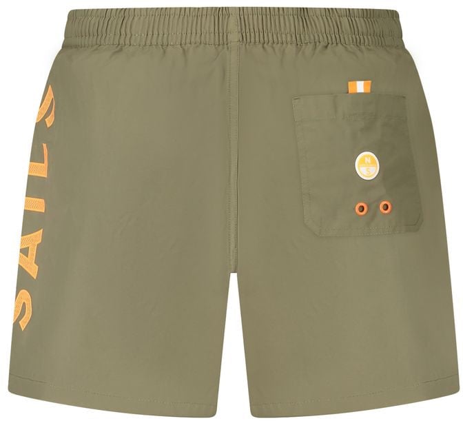 North Sails North Sails Verde Nylon Men's Swim Trunk Groen