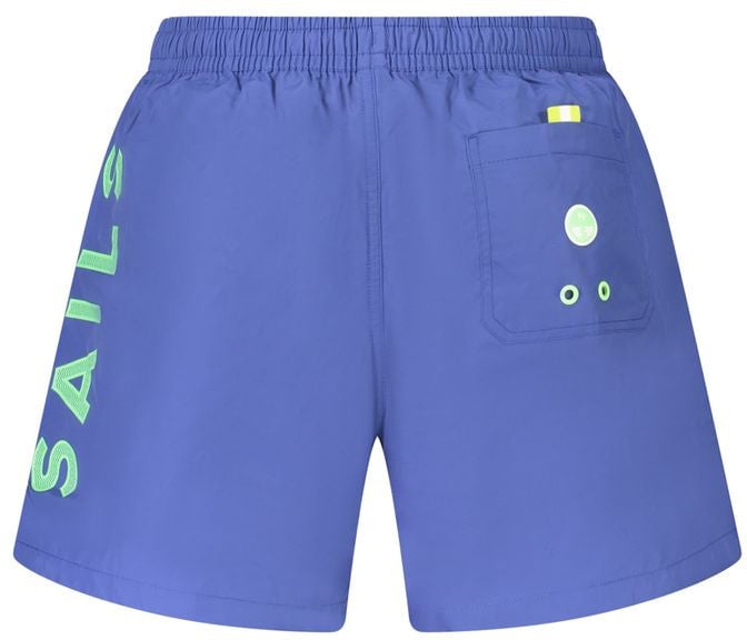 North Sails North Sails Blue Nylon Men's Swim Trunk Blauw
