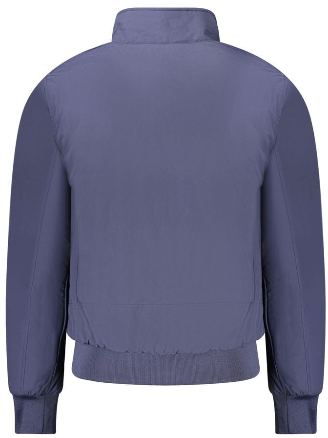 North Sails North Sails Blue Polyester Men's Bomber Jacket Blauw