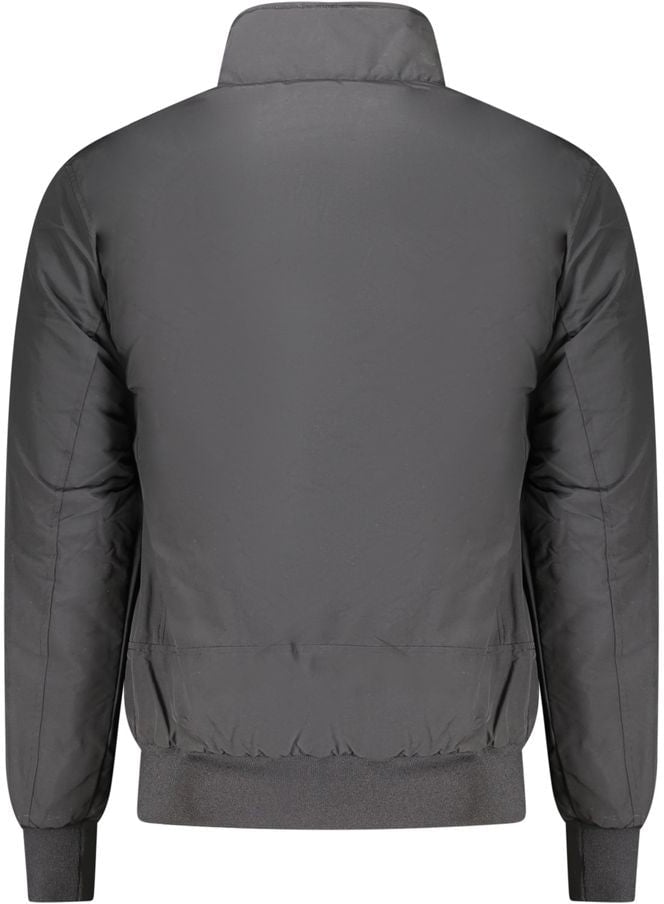 North Sails North Sails Black Polyester Men Jacket Zwart