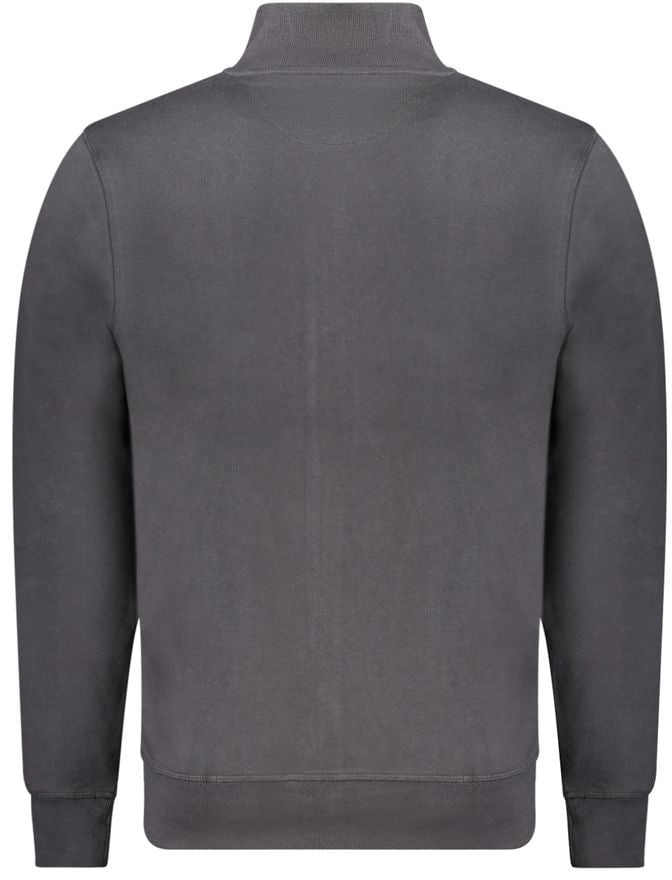 North Sails Black Cotton Men's Sweatshirt Zwart
