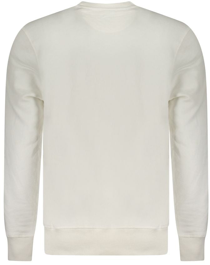 North Sails Bianco Cotton Men Sweatshirt Wit