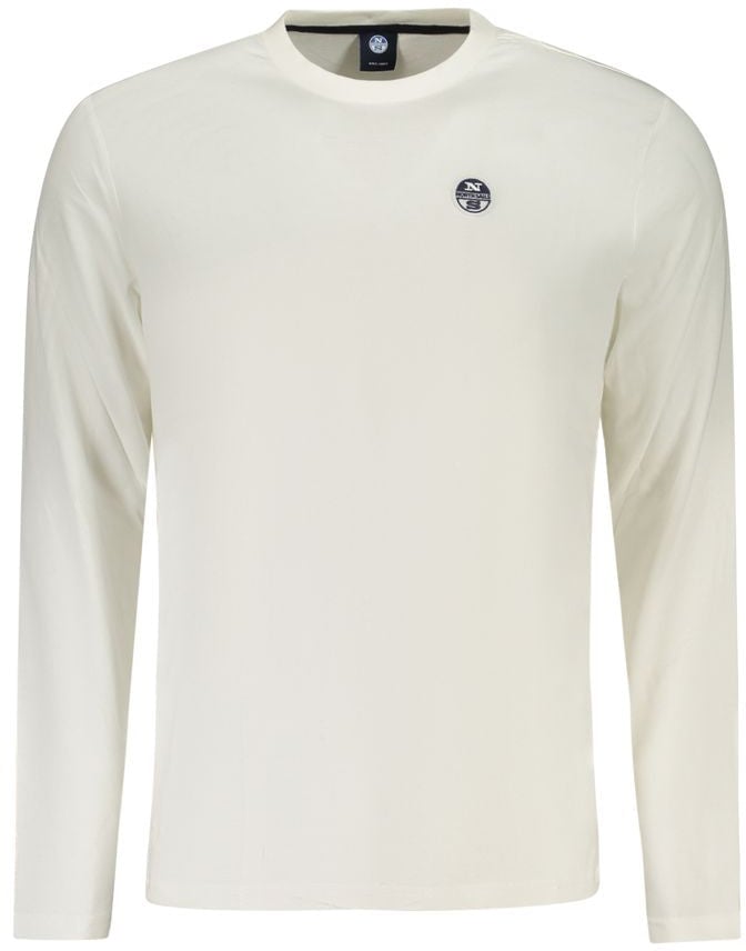North Sails Bianco Cotton Men T-Shirt Wit