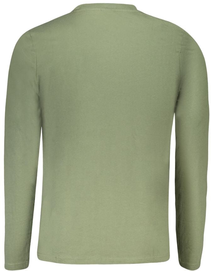 North Sails Verde Cotton Men T-Shirt Groen