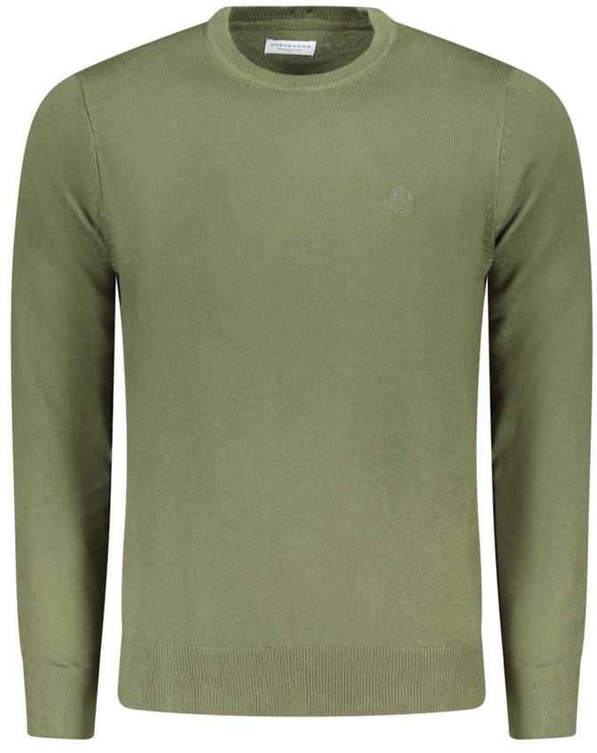 North Sails Verde Acrylic Men Sweater Groen