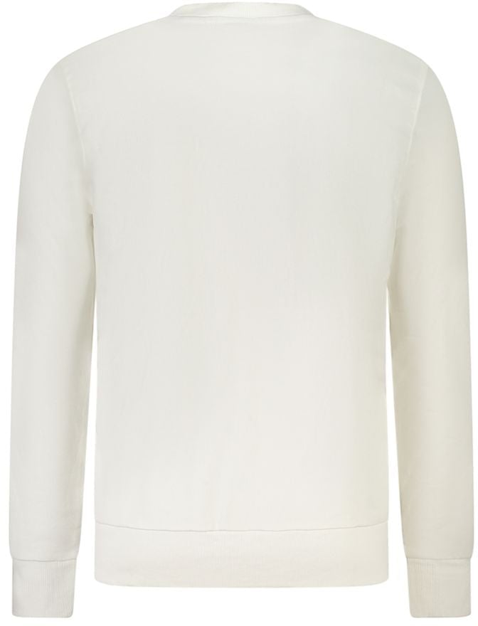 North Sails White Cotton Men's Sweatshirt Wit