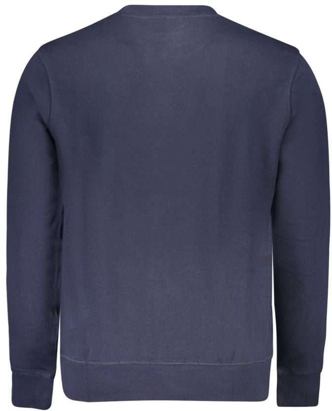North Sails North Sails Blue Cotton Men's Sweatshirt Blauw