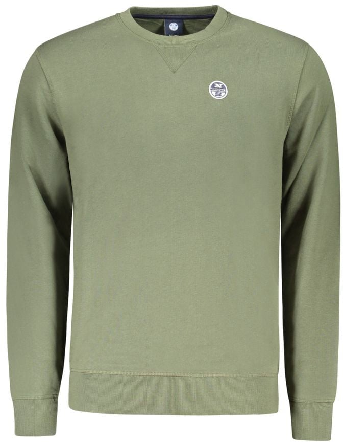 North Sails North Sails Verde Cotton Men's Sweatshirt Groen