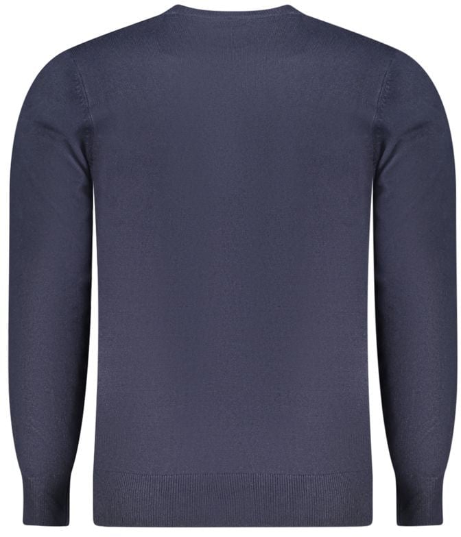 North Sails Blue Acrylic Men Sweater Blauw