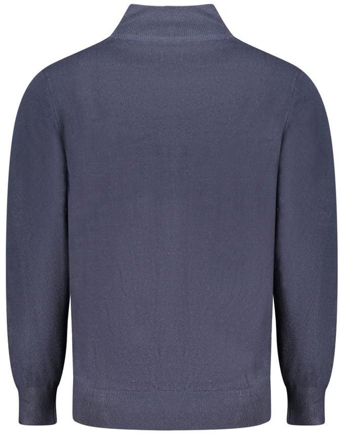 North Sails Blue Acrylic Men Cardigan Blauw