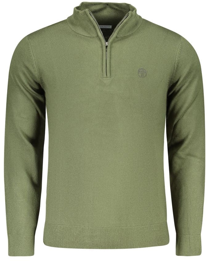 North Sails North Sails Verde Acrylic Mens Sweater Groen