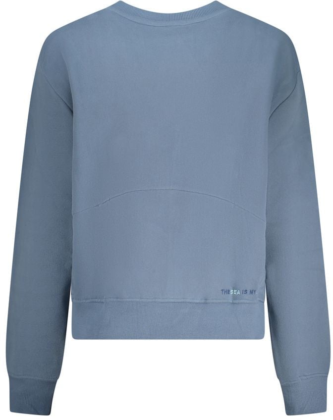 North Sails North Sails Blue Cotton Women Sweater Blauw