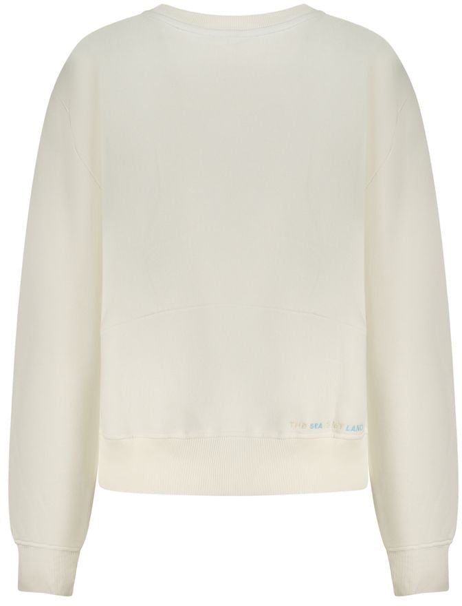 North Sails North Sails Bianco Cotton Women Sweatshirt Wit