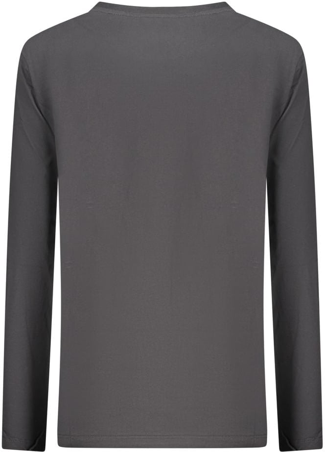 North Sails Black Cotton Women T-Shirt Zwart